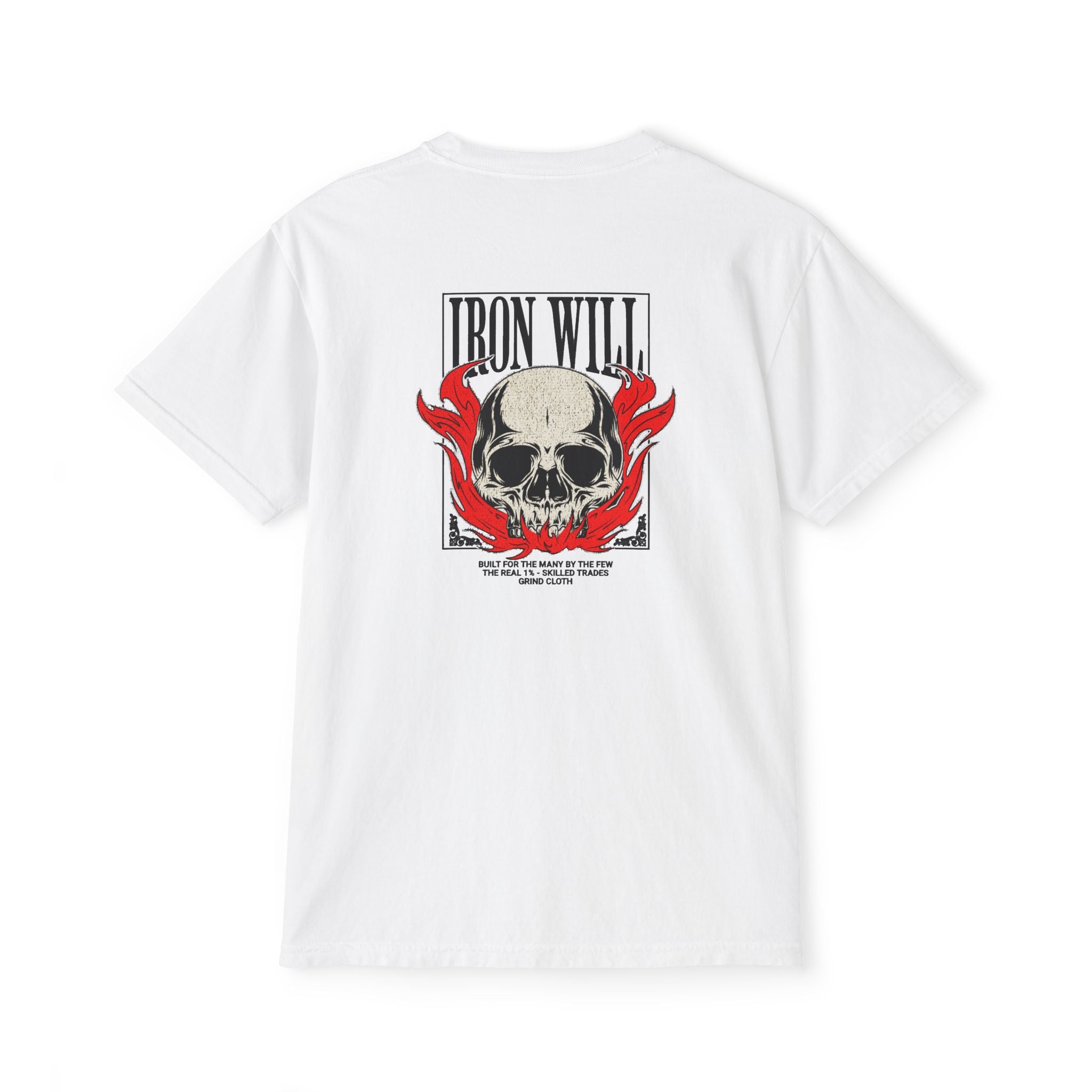 Iron Will Skull Pocket T-Shirt