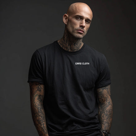 Pocket T-Shirt — Minimal Logo Garment-Dyed Crew Tee