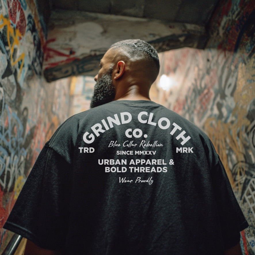 Pocket T-Shirt — Minimal Logo Garment-Dyed Crew Tee