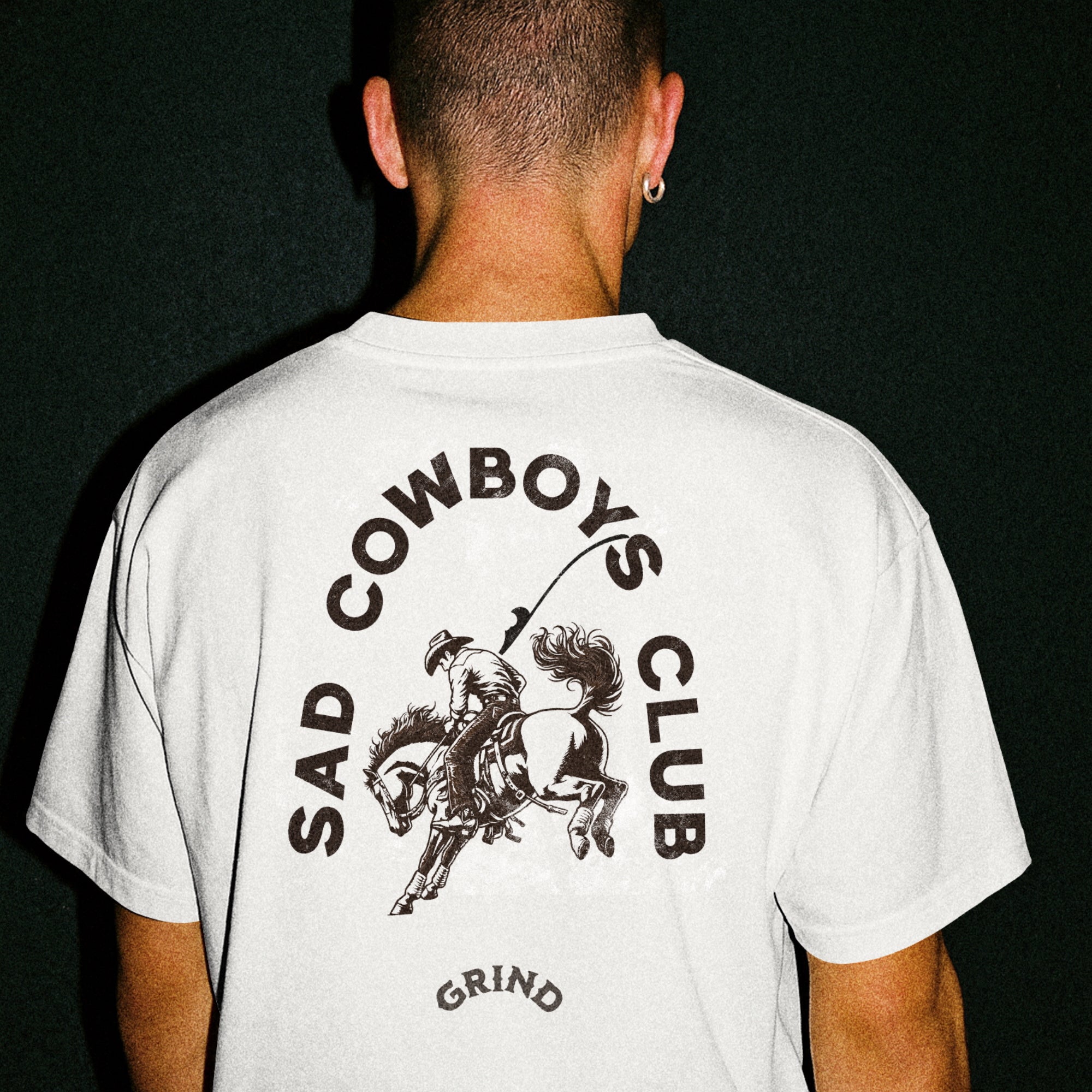 Sad Cowboys Club Graphic T-Shirt