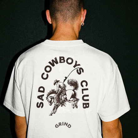 Sad Cowboys Club Graphic T-Shirt